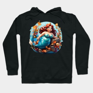 Plus Size Beauty in a Mermaid World Hoodie